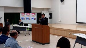 長橋都議会議員による応援挨拶